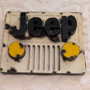 Metal JEEP Sign Man-Cave Or Garage